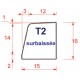 BORDURE DE TROTTOIR T2 BASSE