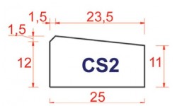 BORDURE DE CANIVEAU CS2