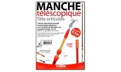 MANCHE TELESCOPIQUE 4.5 M AVEC TETE ARTICULEE