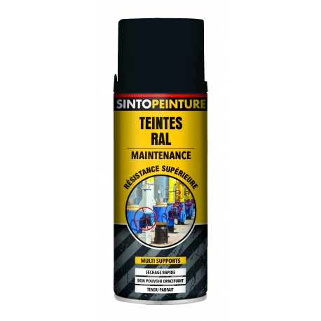 PEINTURE DE MAINTENANCE BLEU FONCE BRILLANT RAL 7016