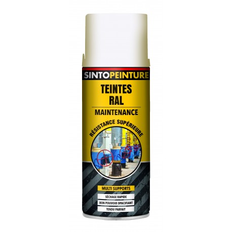 PEINTURE DE MAINTENANCE BLANC SATINE RAL 9010