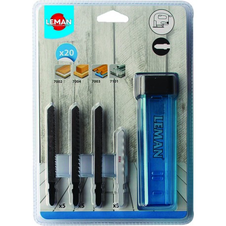 ASSORTIMENT DE 10/20 LAMES DE SCIE SAUTEUSE - 8051.20