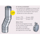 Conduit simple paroi : RACCORDEMENT KITINOX