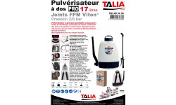 PULVERISATEUR taliaPULVE A DOS 17L VITON