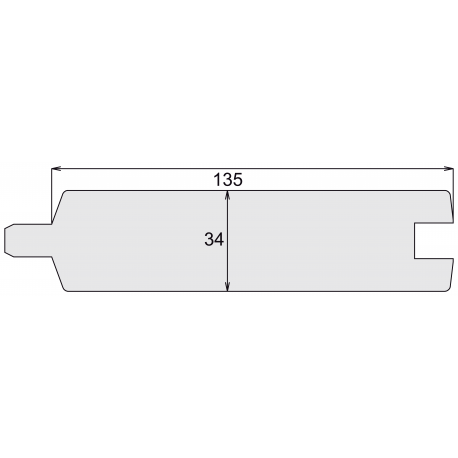 AZTEK Lame de cloture 34*135*1.92 SBN CL3 vert