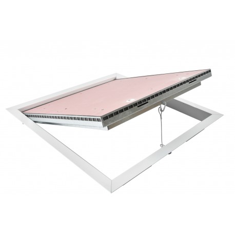 TRAPPE COUPE-FEU 60 MIN 600X600 MM EN APPLIQUE POUR PLAFOND