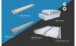 Systèmes de plancher : poutrelles en béton précontraint et entrevous en PSE