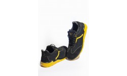 Chaussure de protection S1P légère et ergonomique FLASH noir-jaune T.39