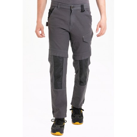 Pantalon coupe charpentier avec ouverture pour insertion de genouillères HARDY T.46