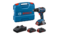 Perceuse-Visseuse GSR 18V-55 + 2 batteries ProCORE 4,0Ah (+3e batterie offerte !) + GAL 18V-40, en coffret L-Case