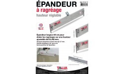 EPANDEUR A RAGREAGE 60CM (REGLABLE EN EPAISSEUR)