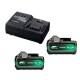 kit 2 batteries 36V 2,5Ah MV BSL36A18 + 1 chargeur