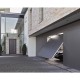 PORTE DE GARAGE BASCULANTE DÉBORDANTE AVEC RAILS