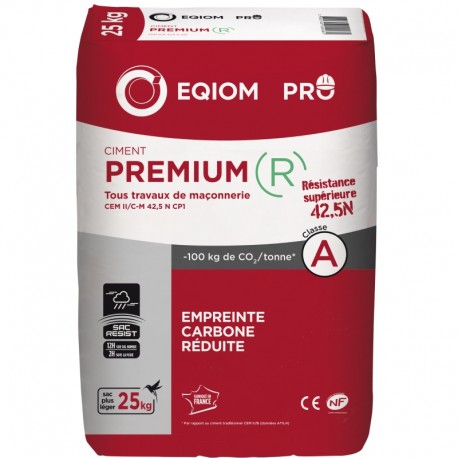 CIMENT À IMPACT CARBONE RÉDUIT PREMIUM R
