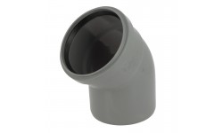COUDE 45° CR4 Ø125 MF JS GRIS