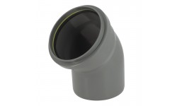 Coude 45° CR8 Ø160 MF JF Gris