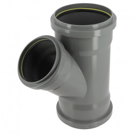 Culotte 45° CR8 Ø160/125 FF JF Gris