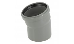 COUDE 15° CR4 Ø125 MF JS GRIS