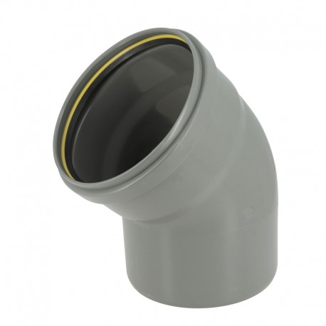 Coude 45° cr4 ø200 mf jf gris