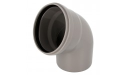 Coude 67°30 cr4 ø200 mf js gris