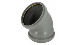 Coude 45° cr4 ø315 ff jf gris