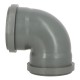 Coude 87°30 cr4 ø250 ff jf gris