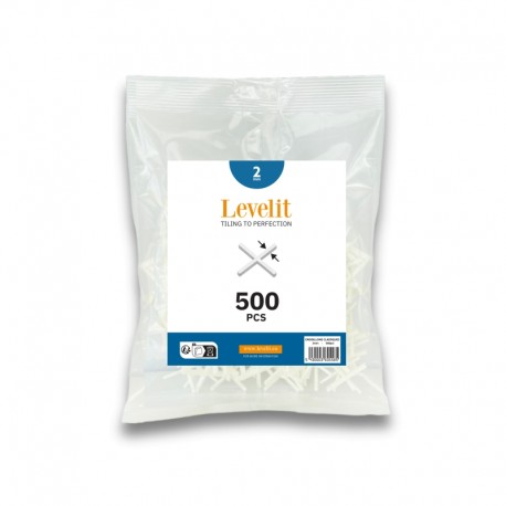 CROISILLONS CLASSIQUES EN X - 2 MM - 500 PCS