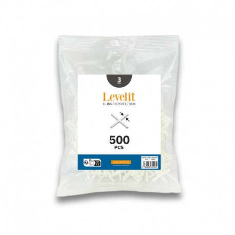 CROISILLONS CLASSIQUES EN X - 3 MM - 500 PCS