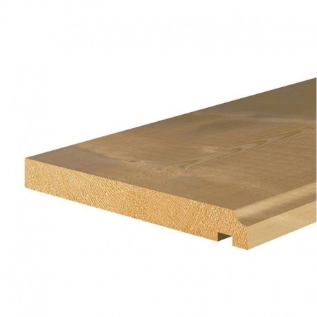 Planche de Rive en Sapin du Nord Blanc