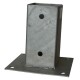 Support poteau sur platine à visser 91 x 91