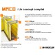ECARTEUR POUR BANCHE 20CM - MACO-BASE - BOX DE 30 PCS